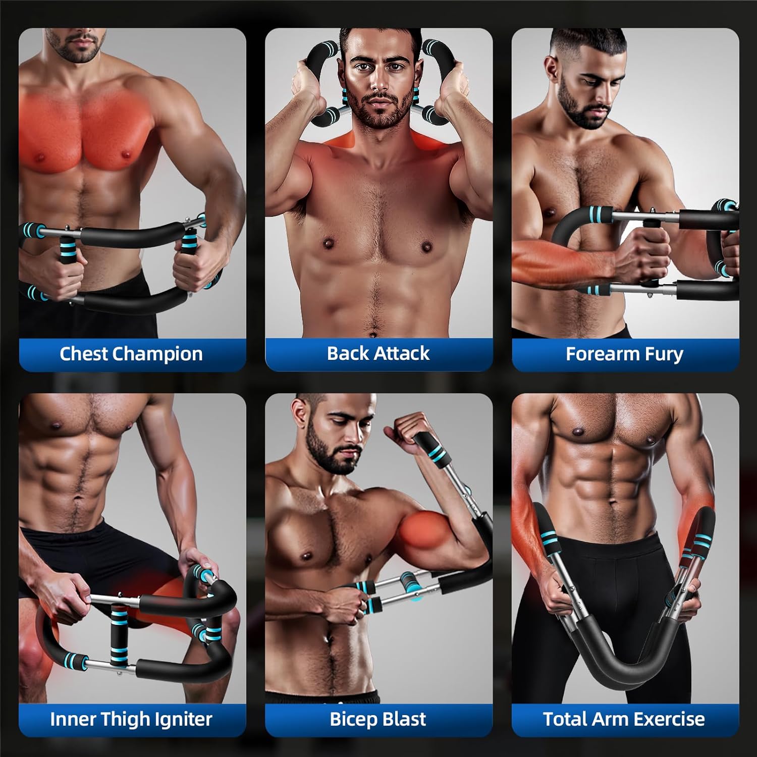 Twister Arm Trainer 20-110lb Adjustable Chest Workout Equipment for Men Women - Image 2