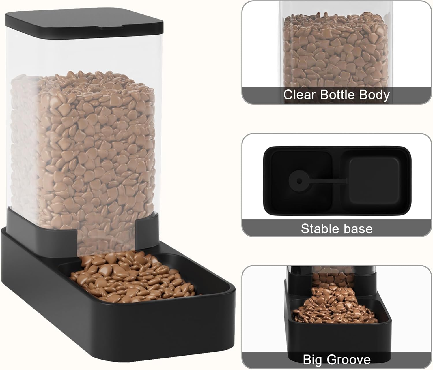 Automatic Dog Feeder and Water Dispenser in Set with Pet Food Bowl - Image 5
